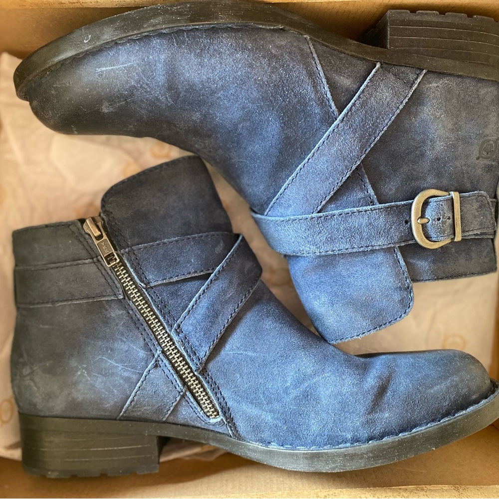 Born Trinculo boots size USA 10 euro 42 (blue shark distressed)